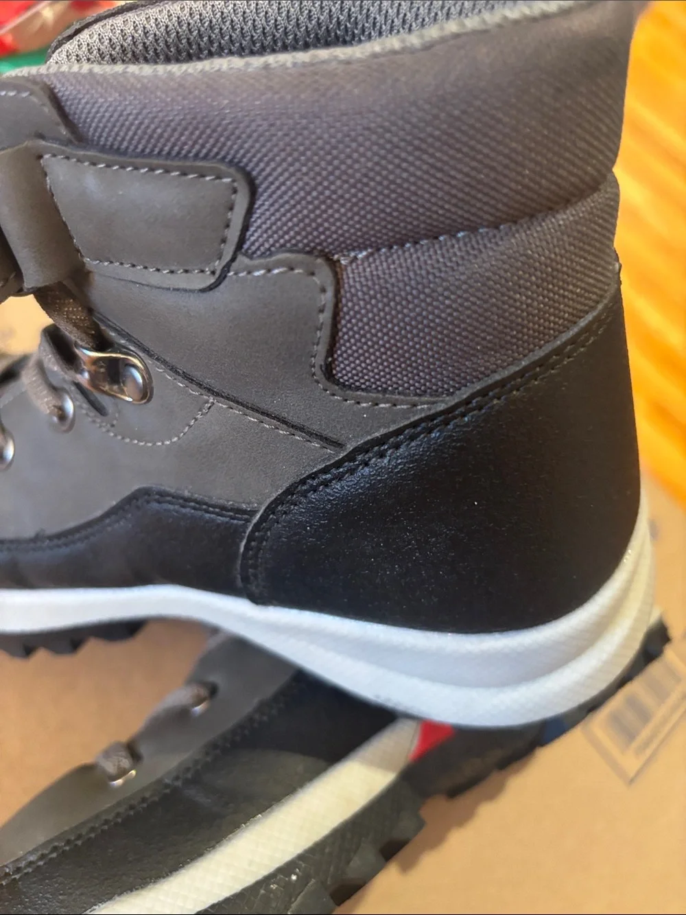 NWOT Xray Kids Grey High-Top Boots
